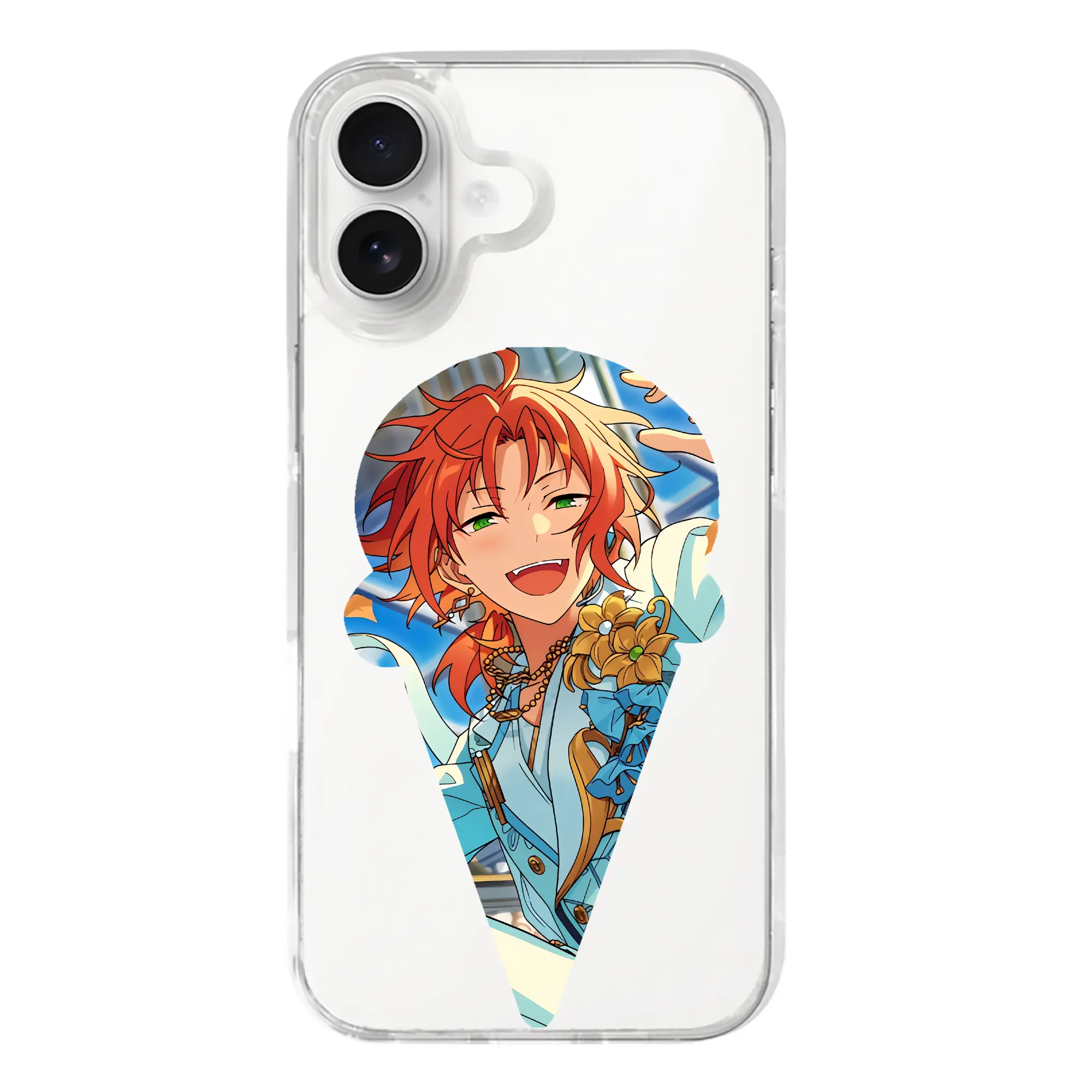 あんさん ぶる グッズ Knights 月永レオ - iPhone 17シリーズ 透明スマホケース – 薄型・耐衝撃・精密フィット保護カバー